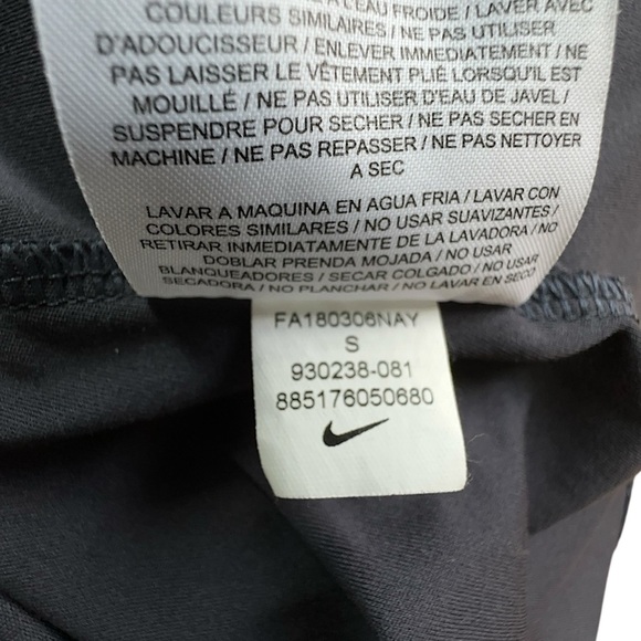 NIKE | NWOT WOMEN’S DRI-FIT BLACK RUNNING GRIDIRON FITNESS TANK TOP | SMALL - Picture 7 of 9